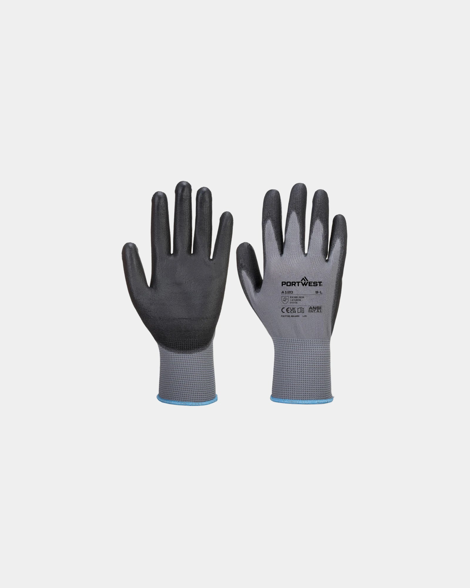 Gant enduit PU à personnaliser - Gris