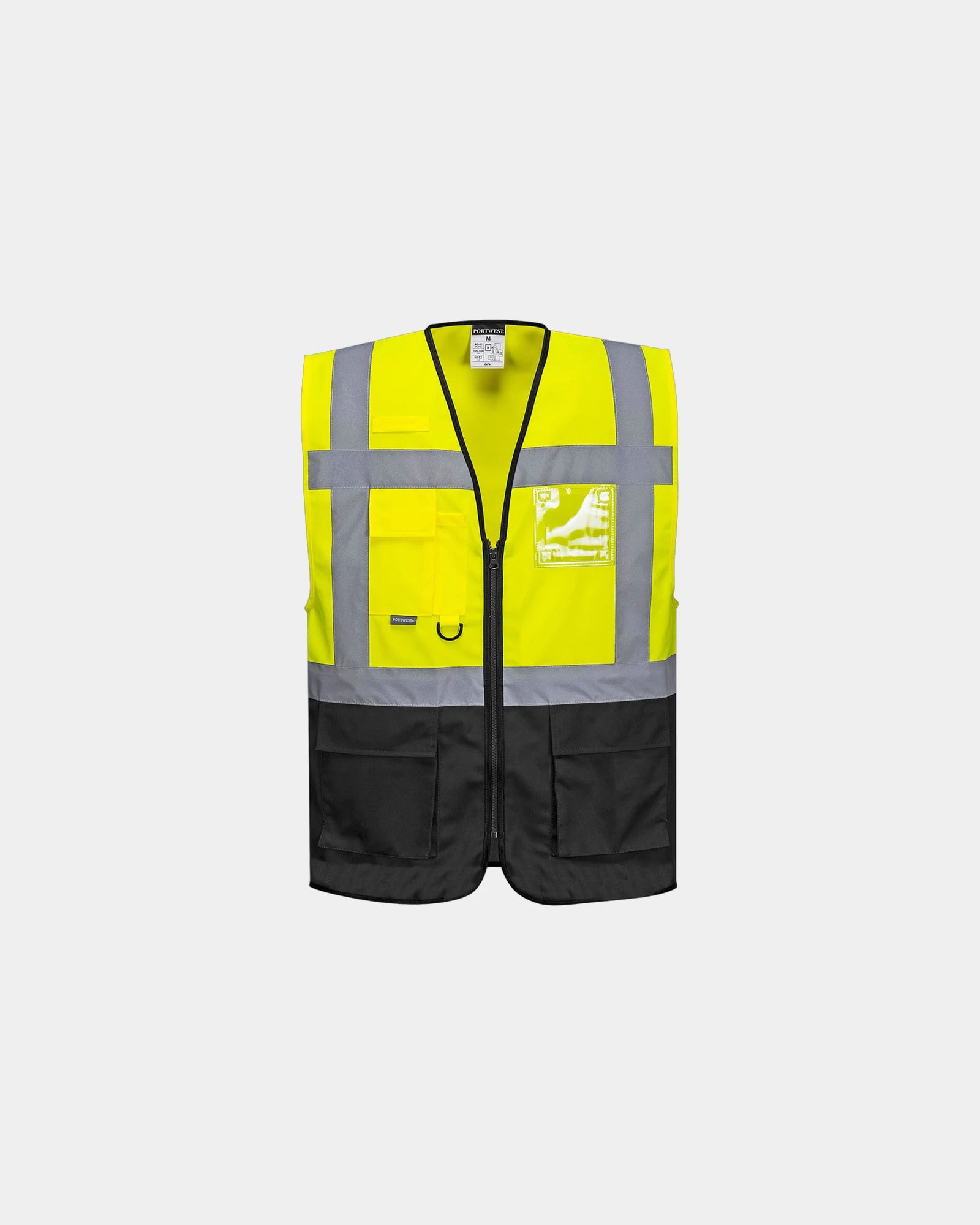 Gilet Executive Warsaw à personnaliser - Jaune-Noir