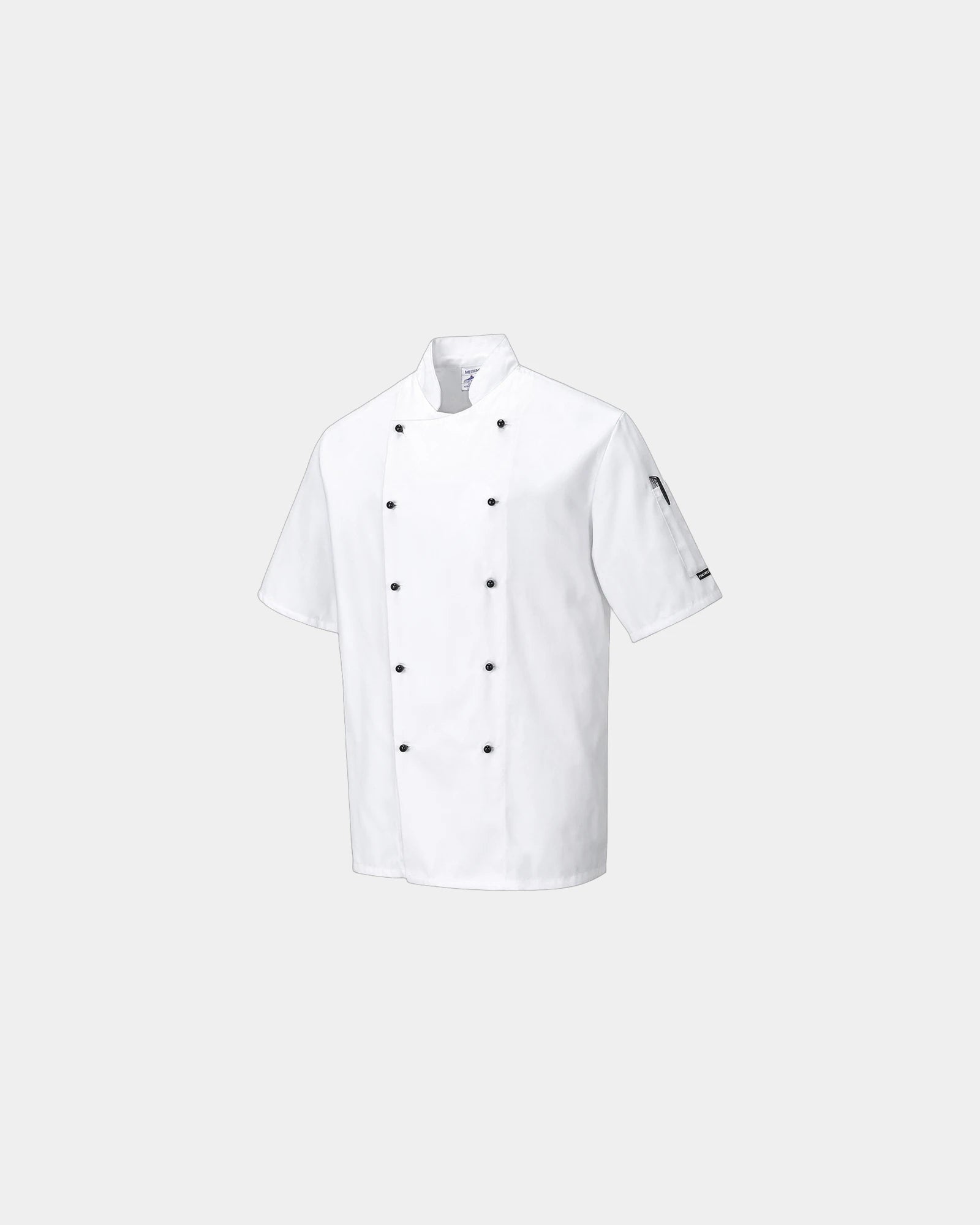 Veste cuisine tissu facile d'entretien Kent à personnaliser - Blanc