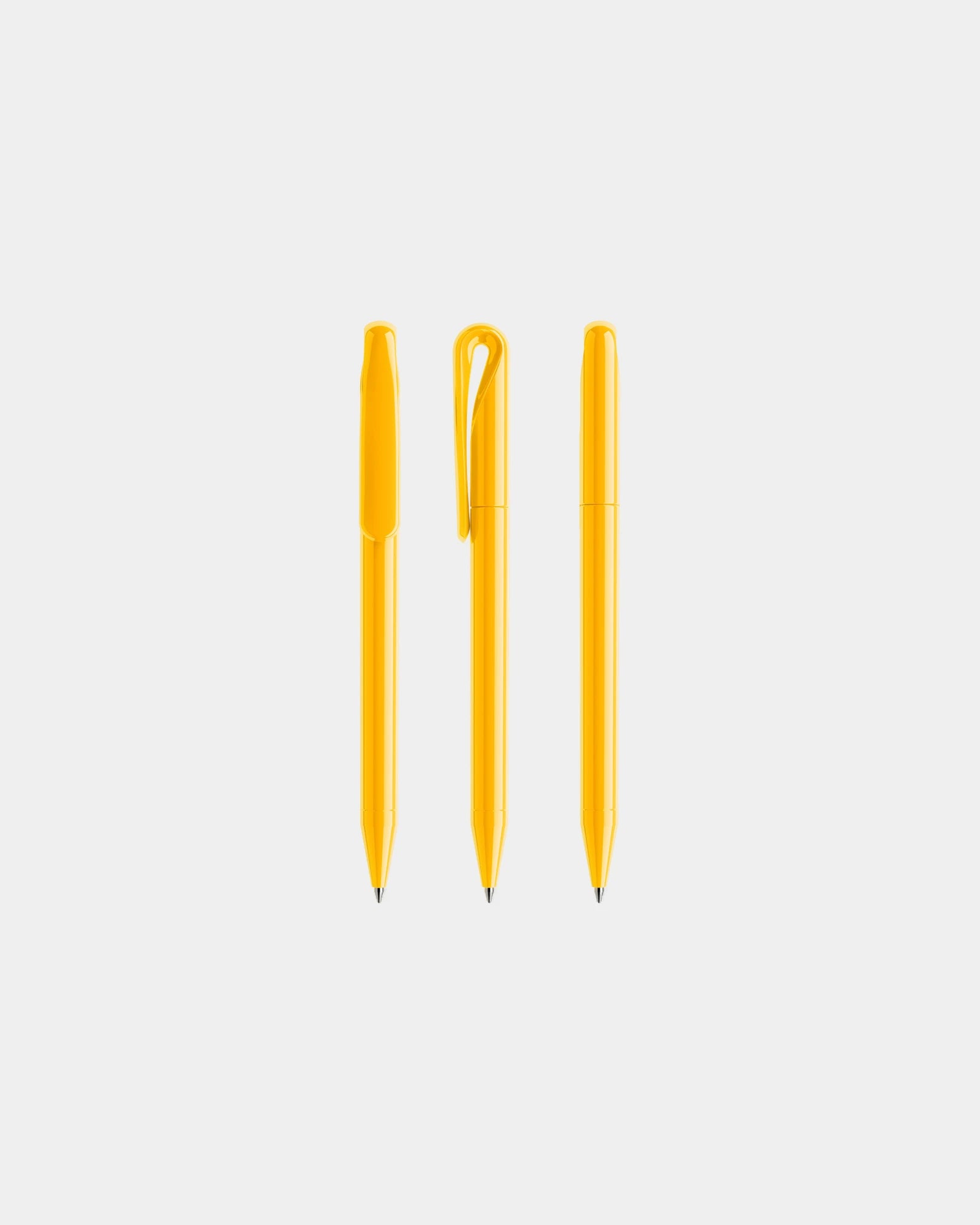 Stylo plastique éco-responsable Prodir DS1TPP à personnaliser - Yellow Polished