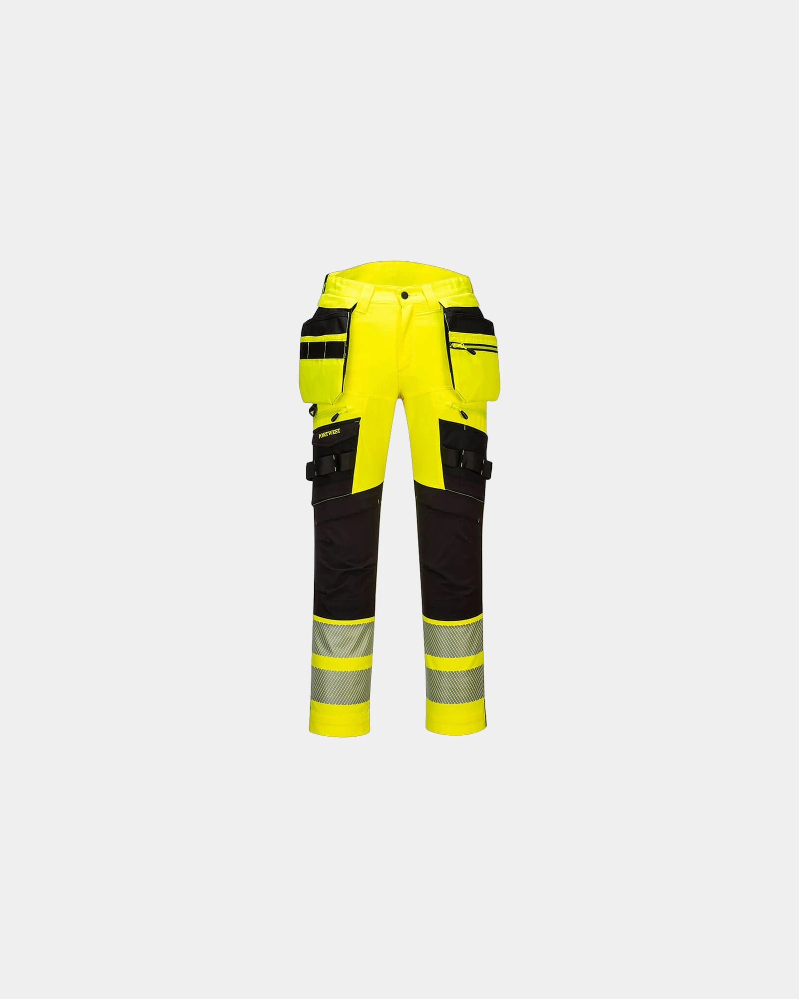 Pantalon haute-visibilité DX4 à personnaliser - Jaune-Noir