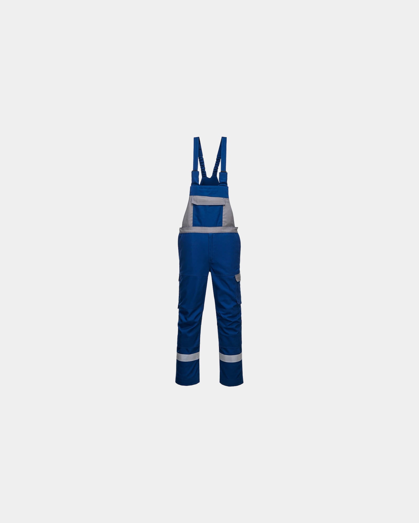 Cotte à bretelles polyester FR Ultra Bicolore à personnaliser - Bleu Foncé