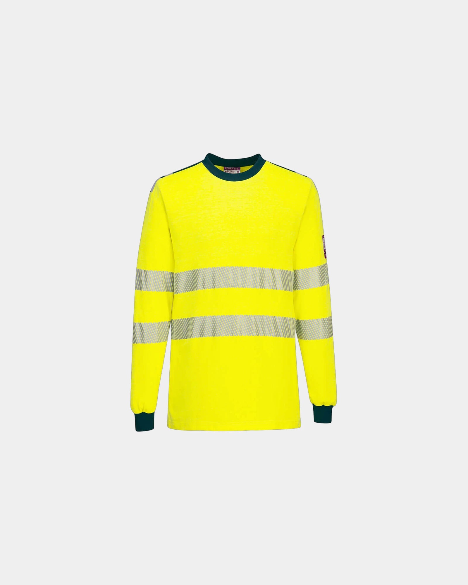 T-shirt flamme résistant WX3 à personnaliser - Jaune-Bleu Marine