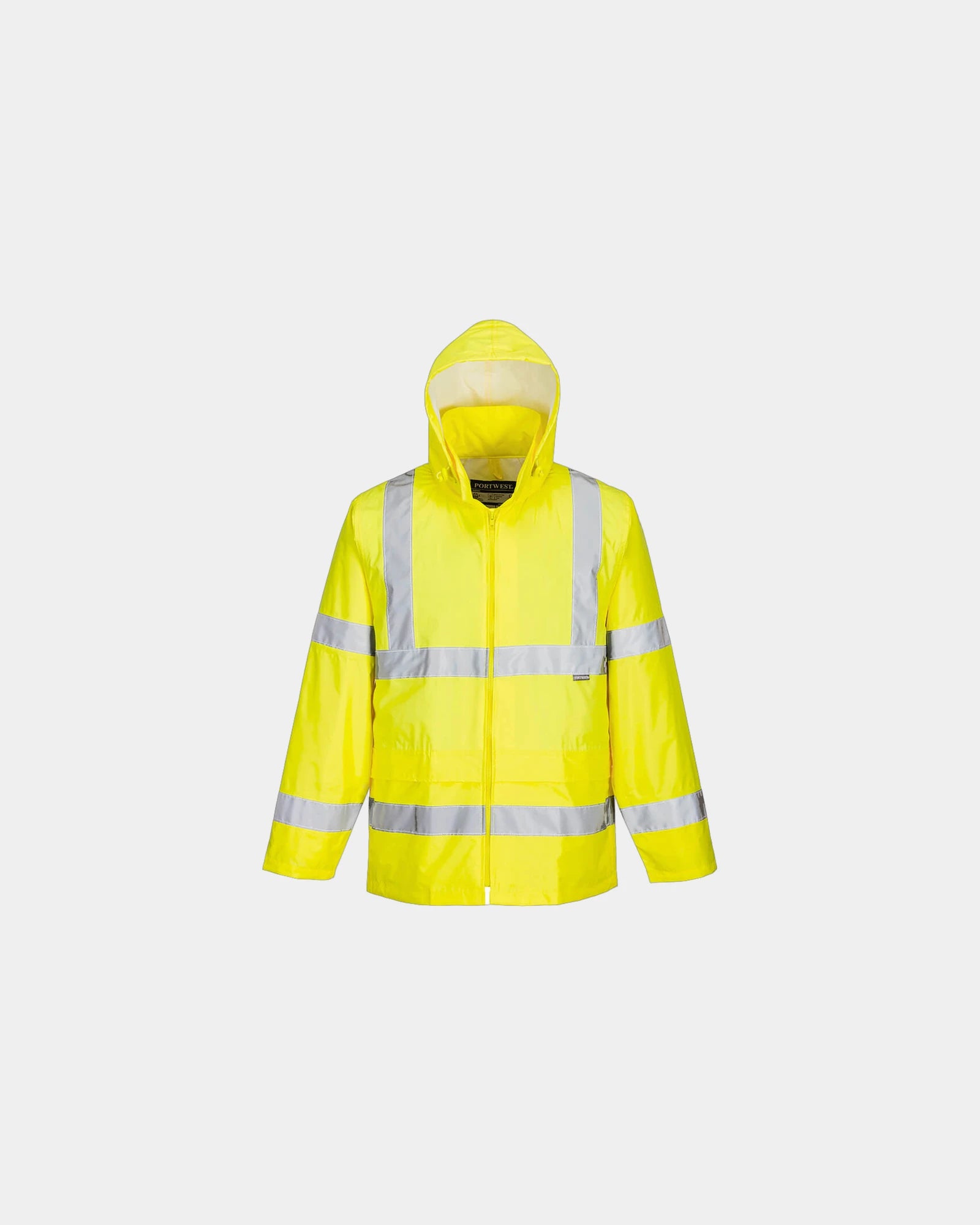 Veste de pluie étanche haute visibilité à personnaliser - Jaune