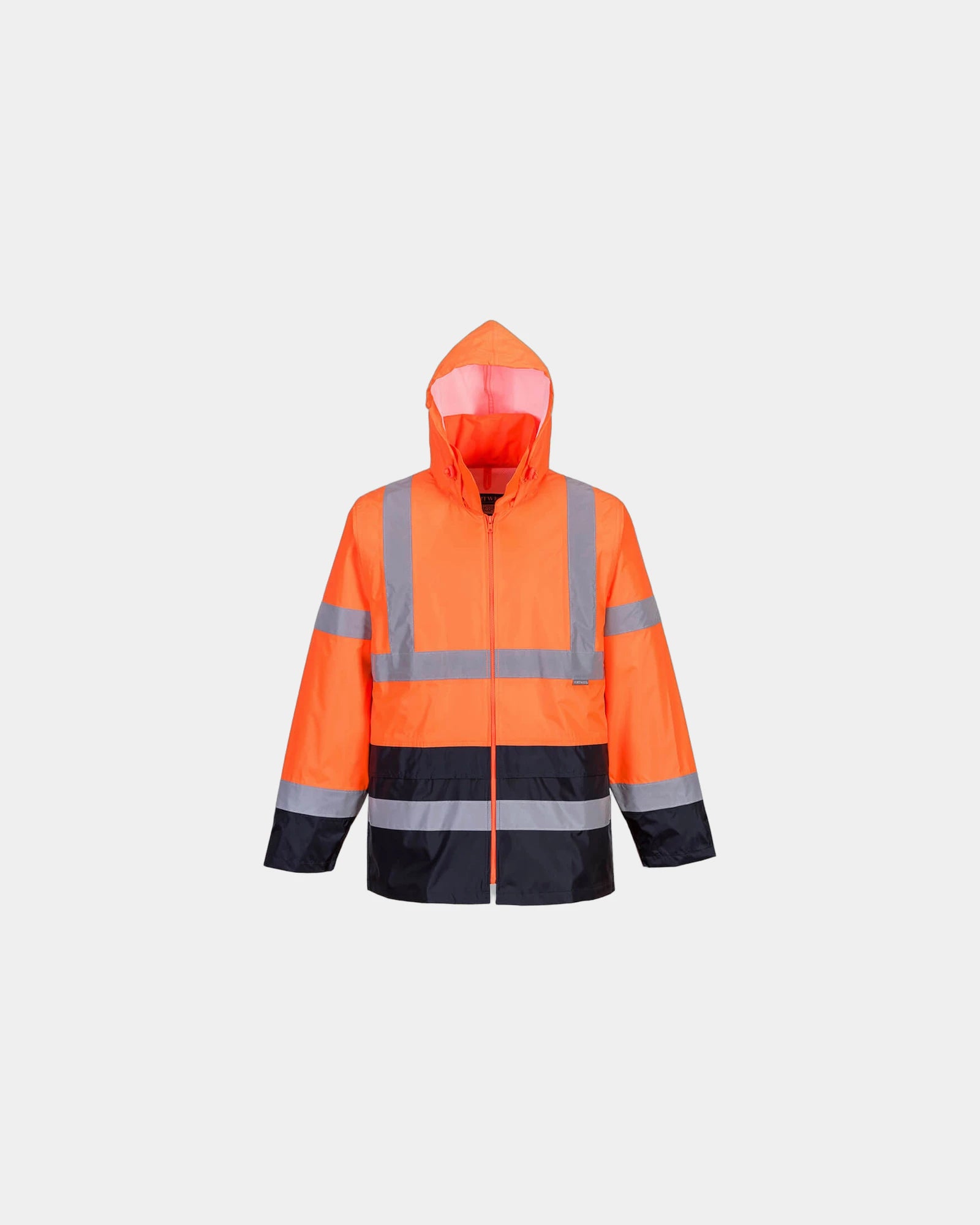 Veste de pluie bicolore à personnaliser - Orange
