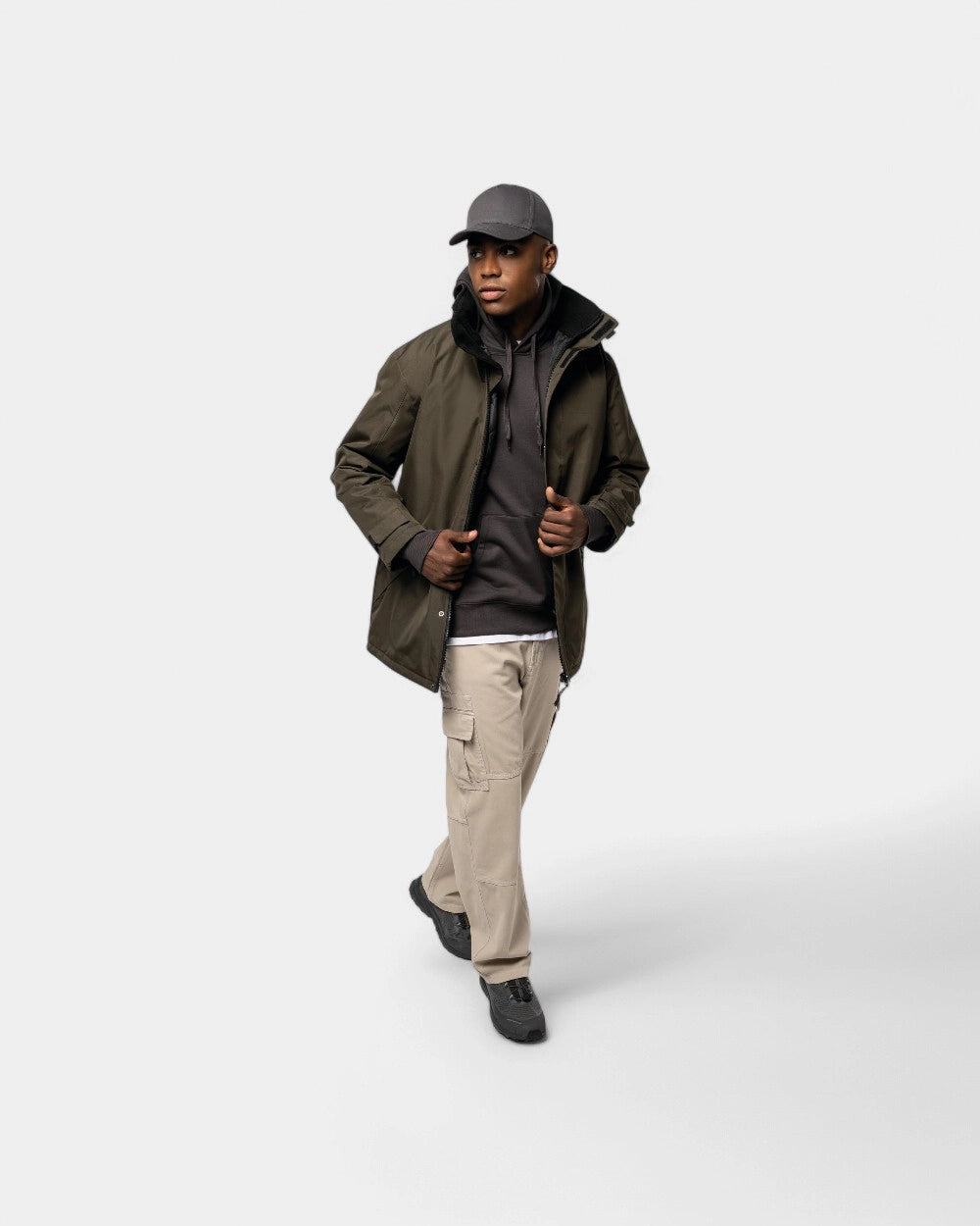 Parka à capuche homme à personnaliser - 1