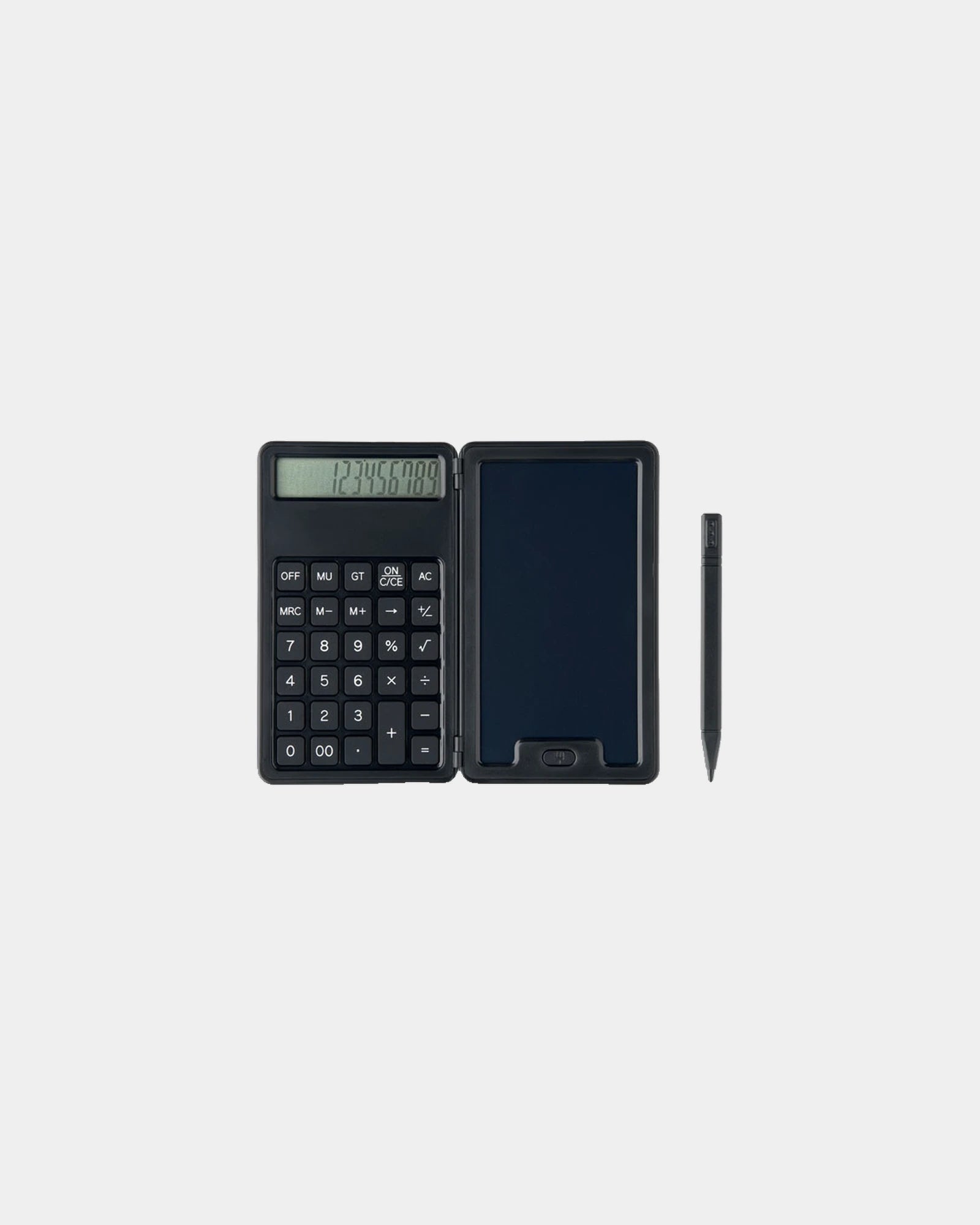 Calculatrice avec tablette LCD 5'' à personnaliser - Noir
