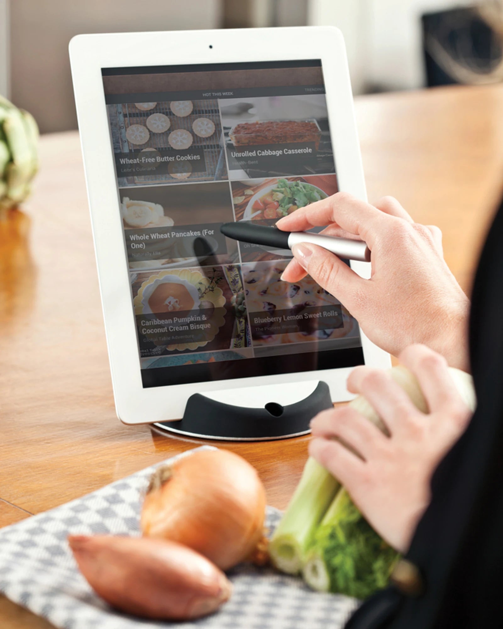 Support à tablette inox Chef à personnaliser - 7