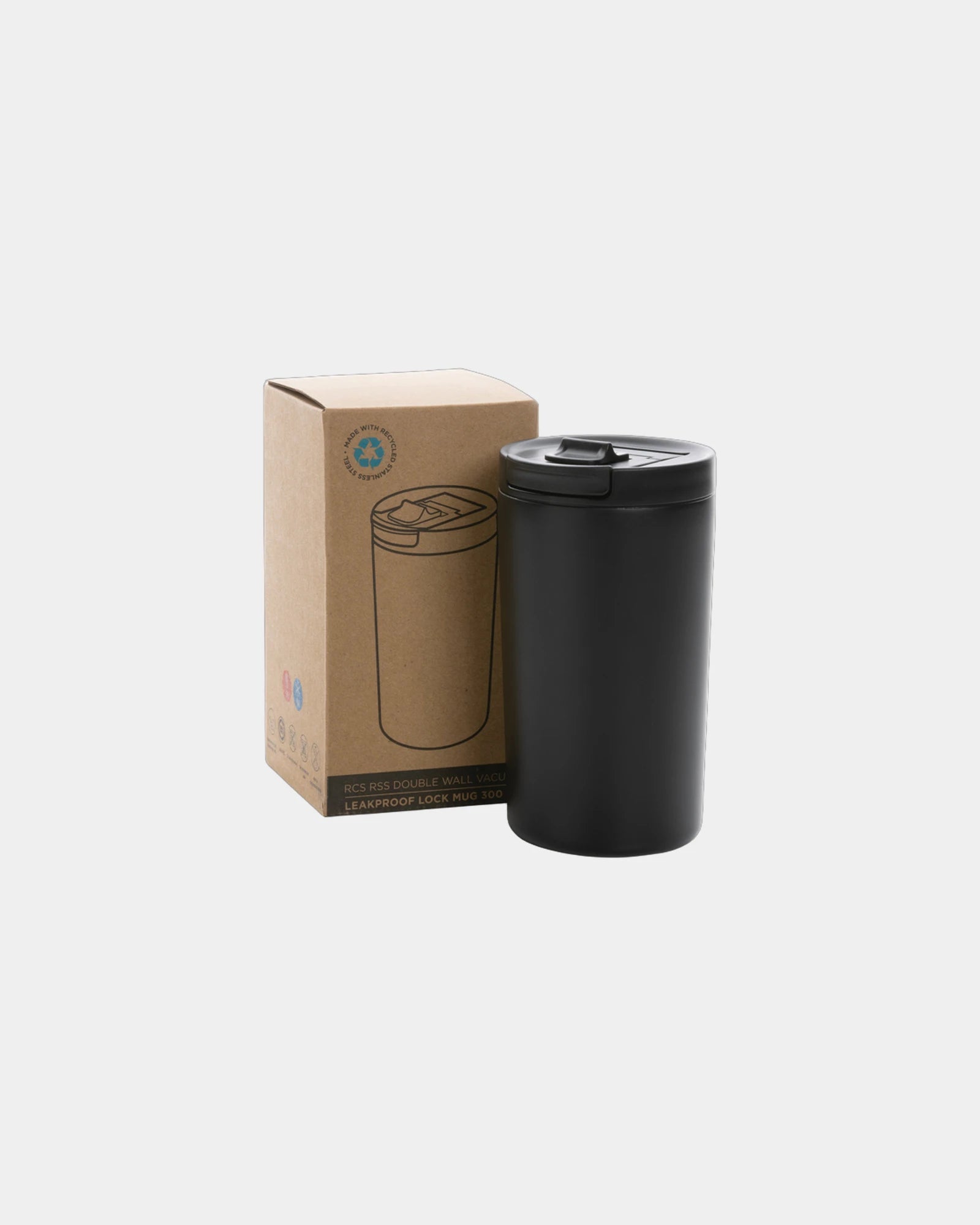 Mug isotherme acier recyclé 300ml à personnaliser - 1