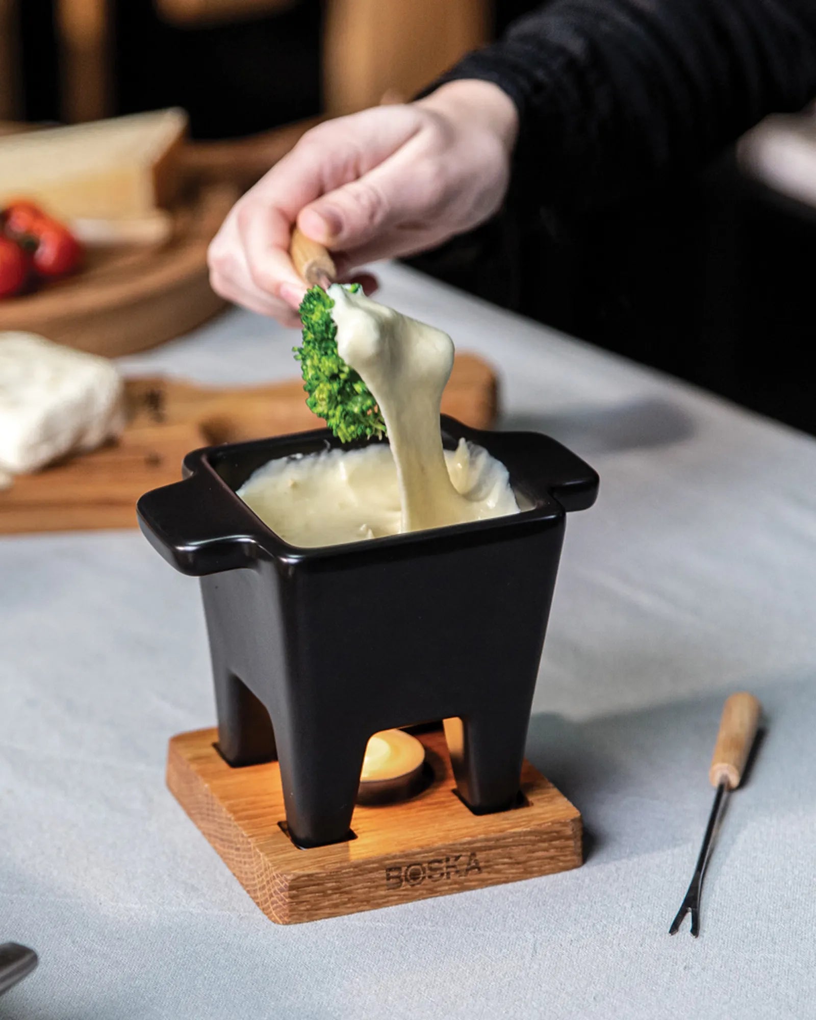 Service à fondue céramique Boska Tapas Fondue Nero 300 ml - 6