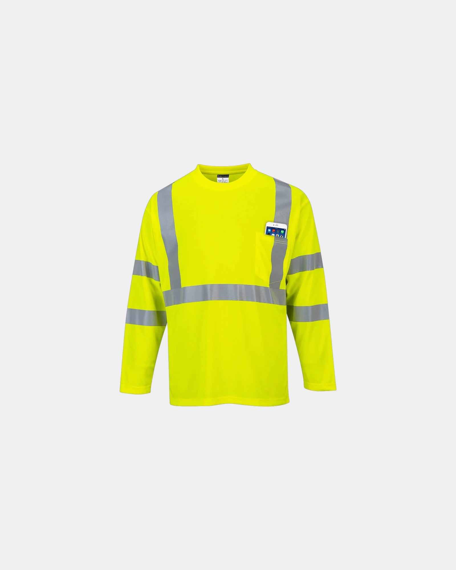 T-shirt polyester Hi-Vis à personnaliser - Jaune