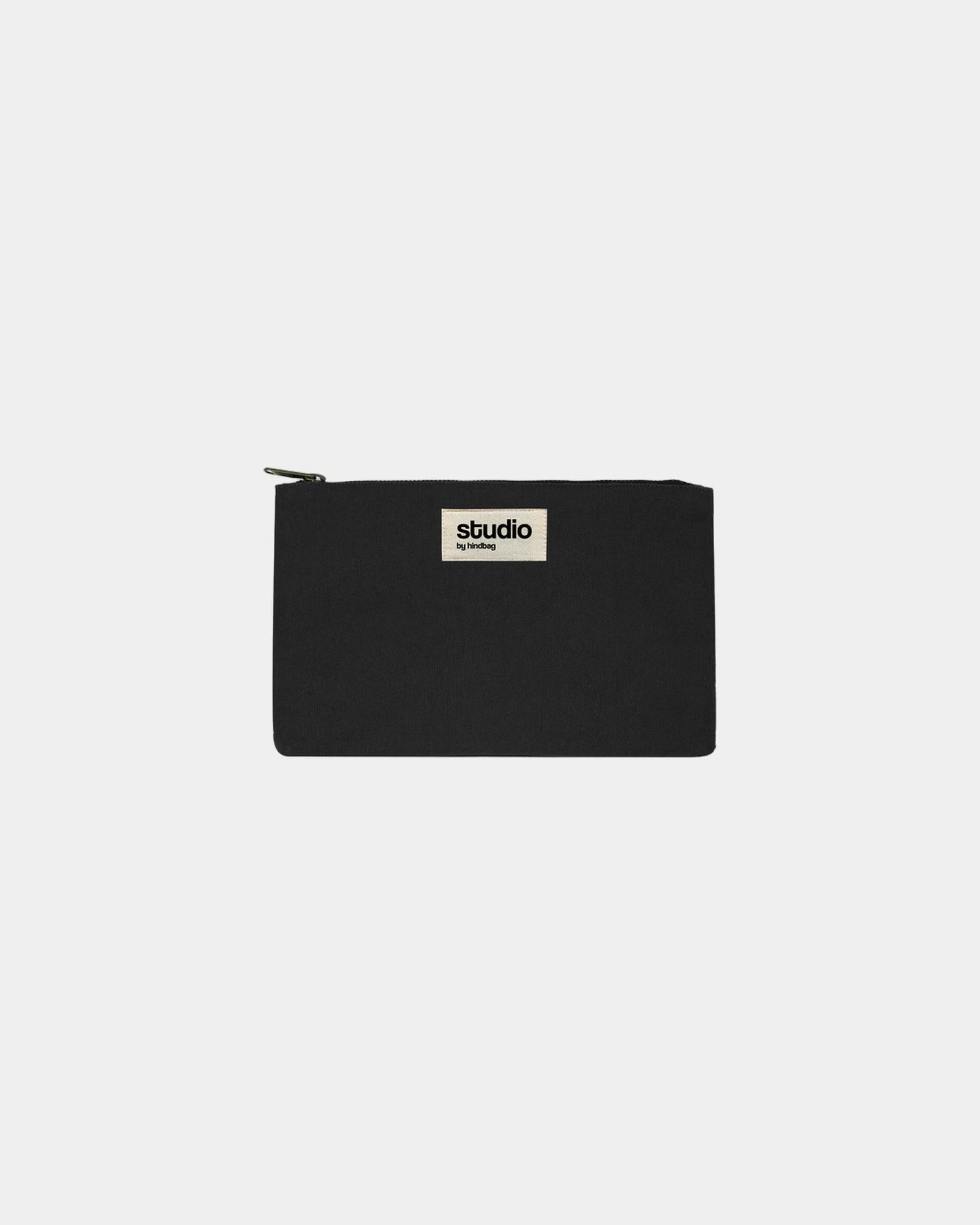 Pochette coton bio GOTS Hindbag Colette S à personnaliser - Black