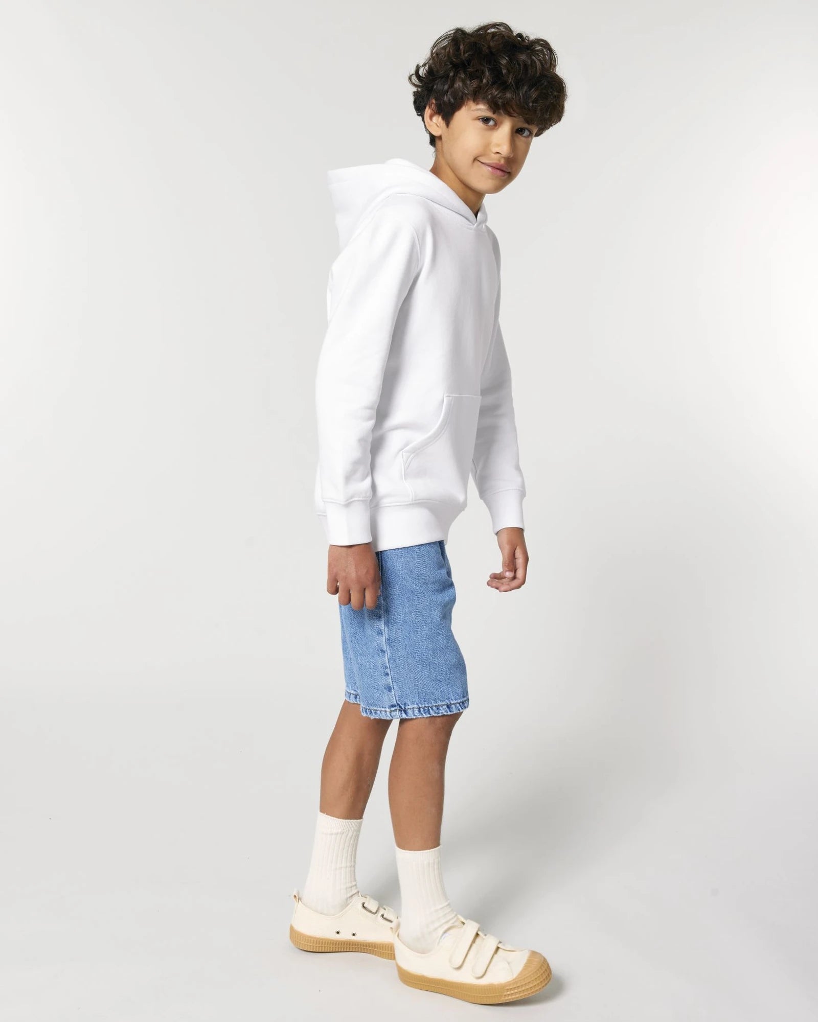 Sweat à capuche enfant Mini Cruiser 2.0 à personnaliser - White
