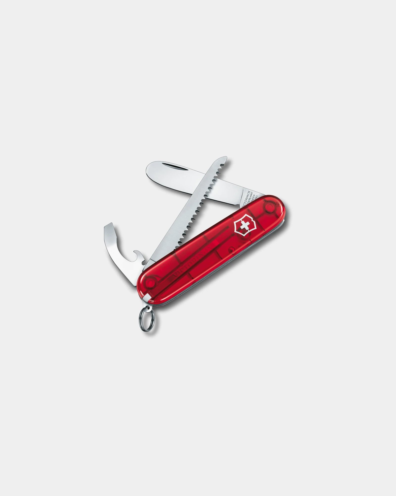 Couteau suisse Victorinox My First à personnaliser - Rouge Transparent