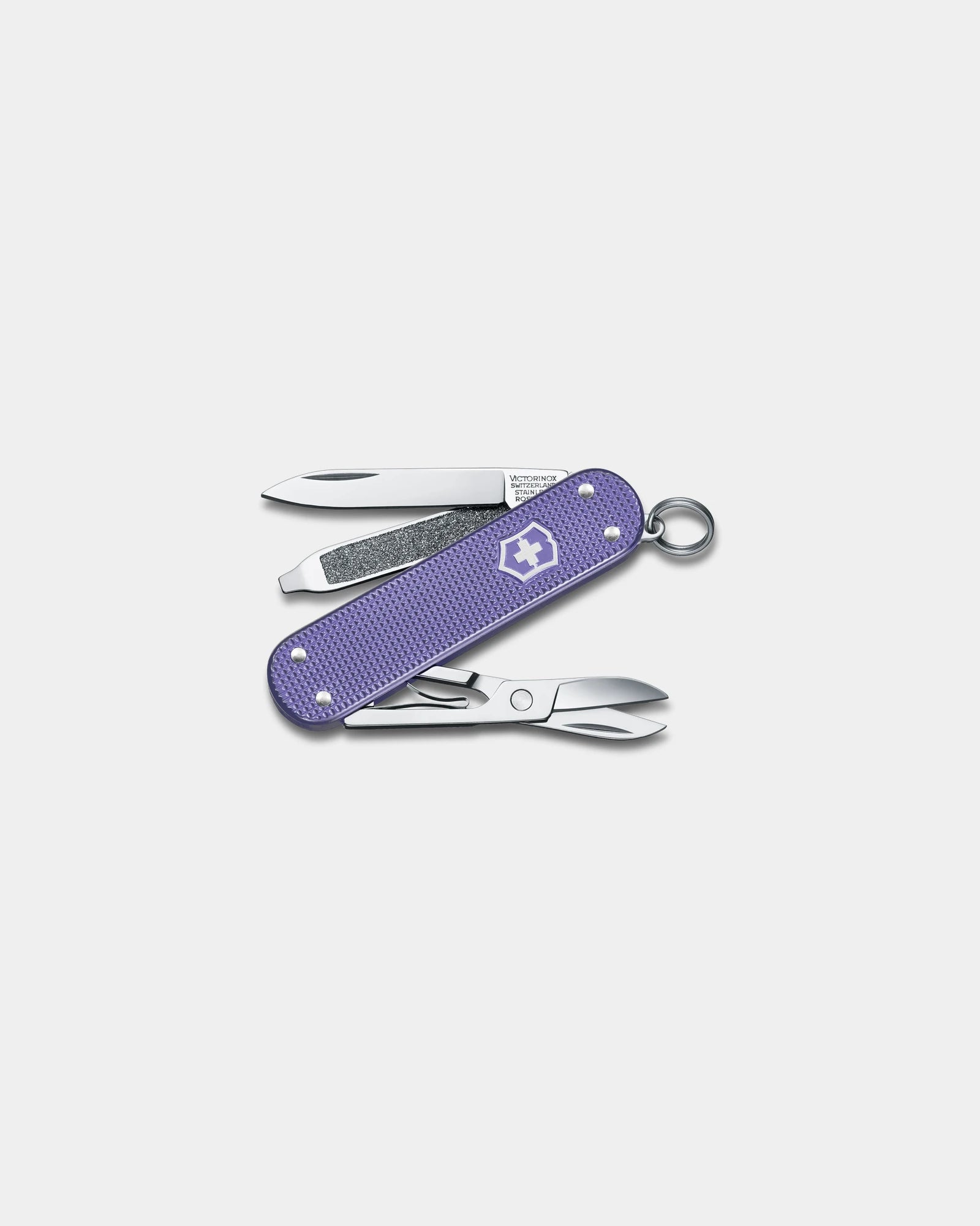 Couteau suisse Alox Victorinox Classic SD à personnaliser - Electric Lavender