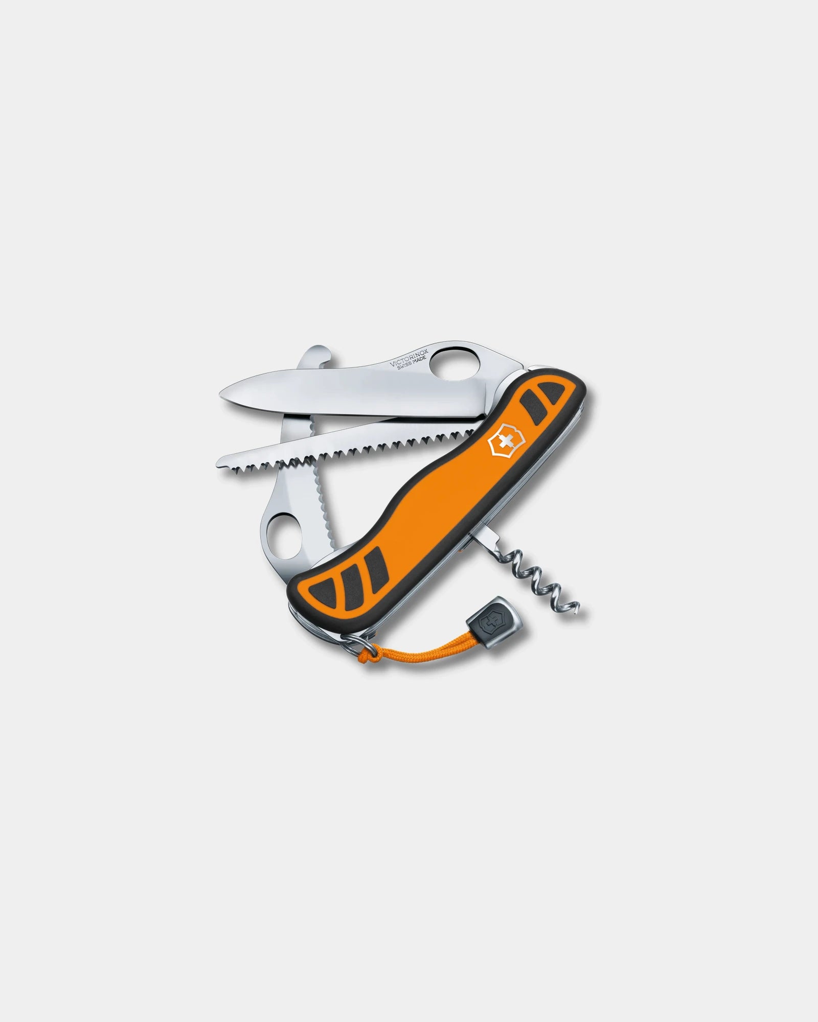 Couteau de poche Victorinox Hunter XT Grip à personnaliser - Orange/Noir