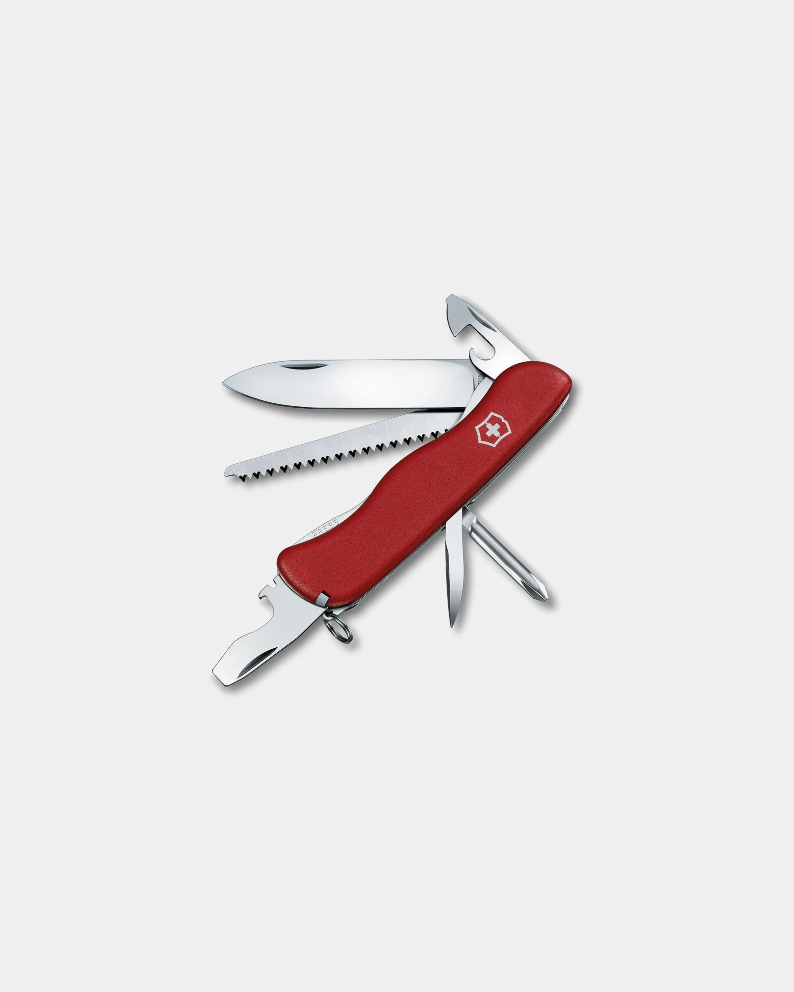Couteau de poche Victorinox Trailfinder personnalisable à personnaliser - Rouge