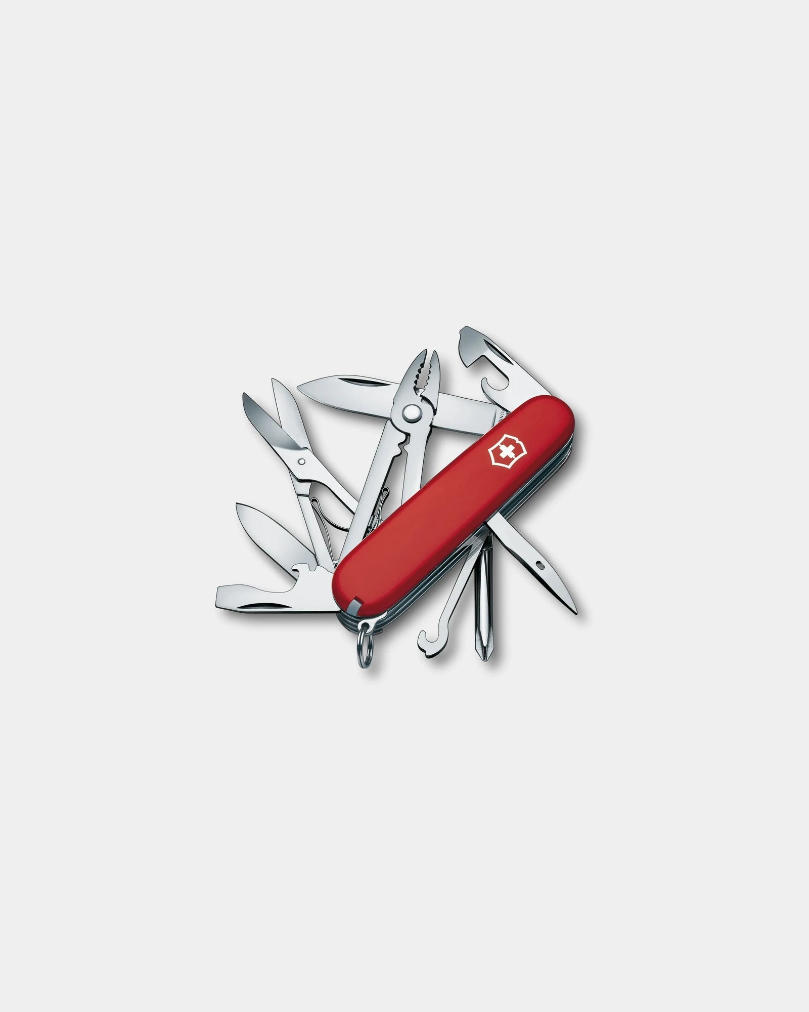 Couteau de poche ABS Victorinox Deluxe Tinker à personnaliser - Rouge