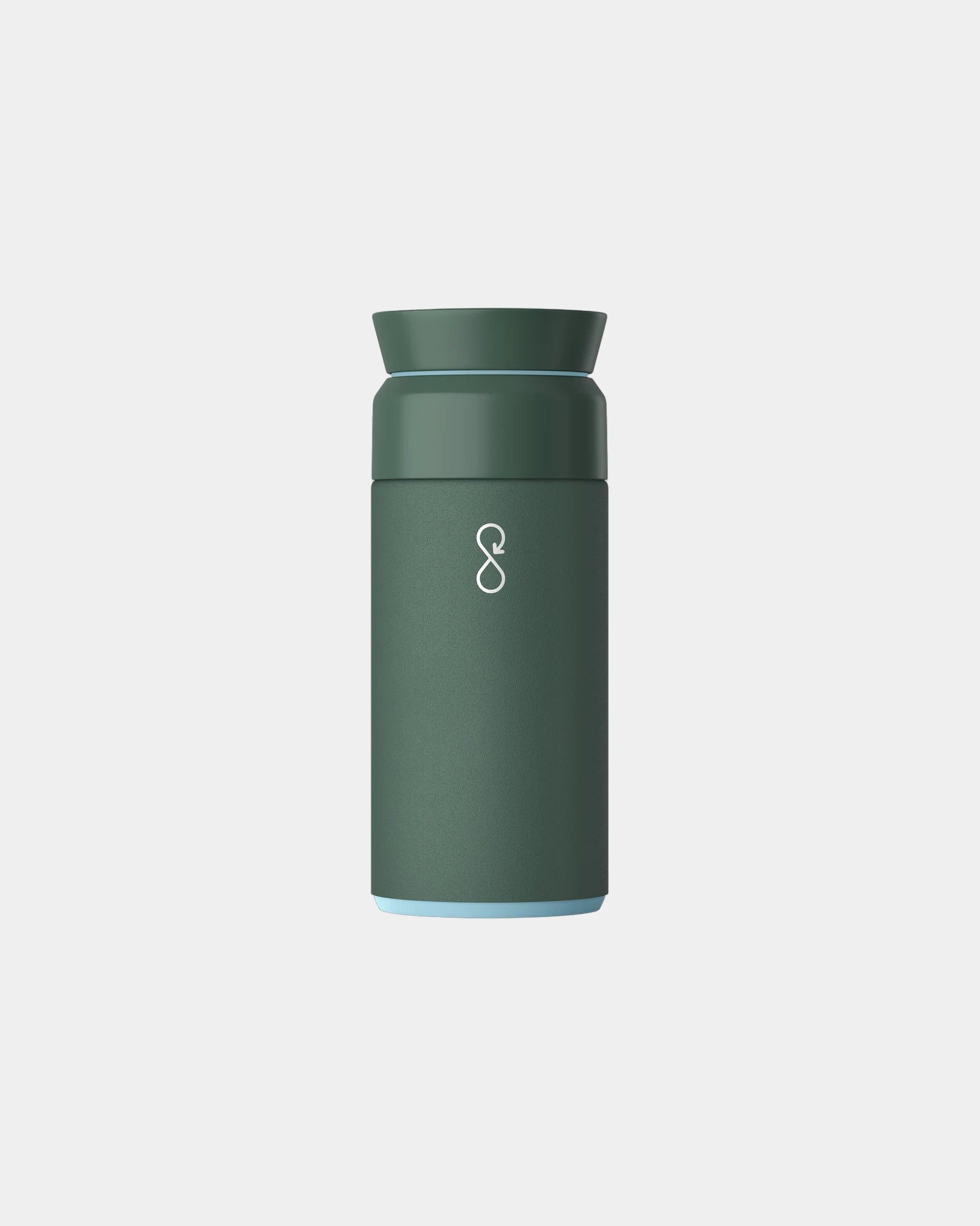 Flacon à infusion acier inoxydable Ocean Bottle 350 ml à personnaliser - Vert Forêt