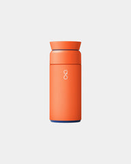 Flacon à infusion acier inoxydable Ocean Bottle 350 ml à personnaliser - Orange Soleil
