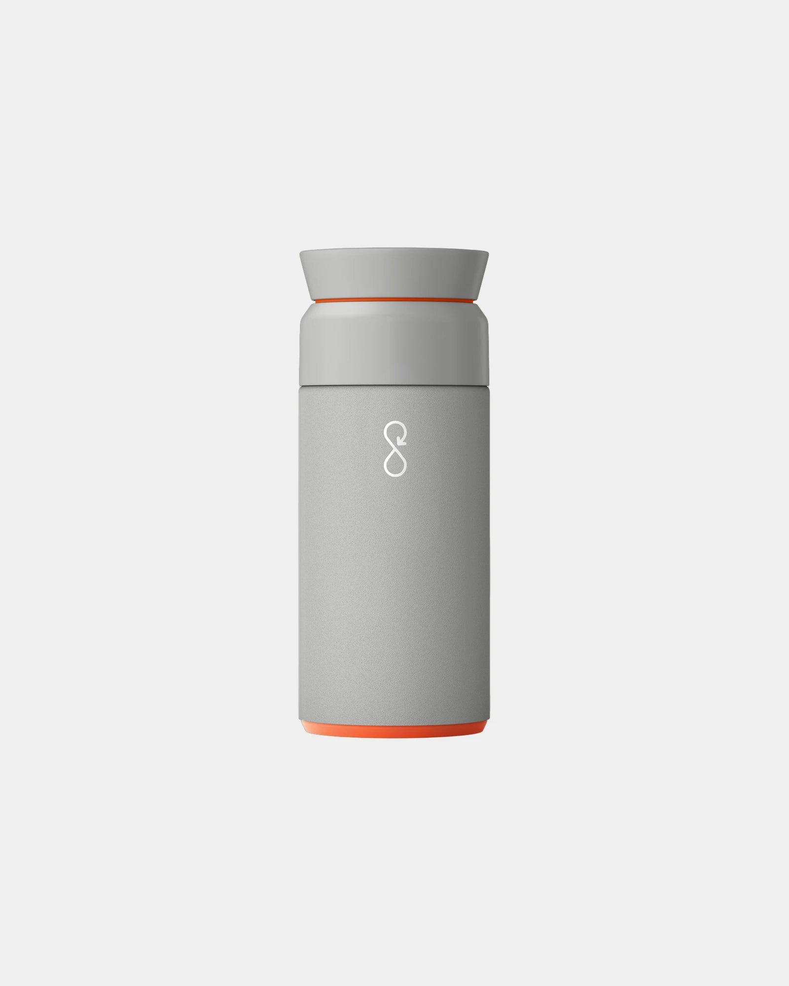 Flacon à infusion acier inoxydable Ocean Bottle 350 ml à personnaliser - Gris Roche
