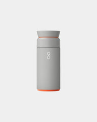 Flacon à infusion acier inoxydable Ocean Bottle 350 ml à personnaliser - Gris Roche