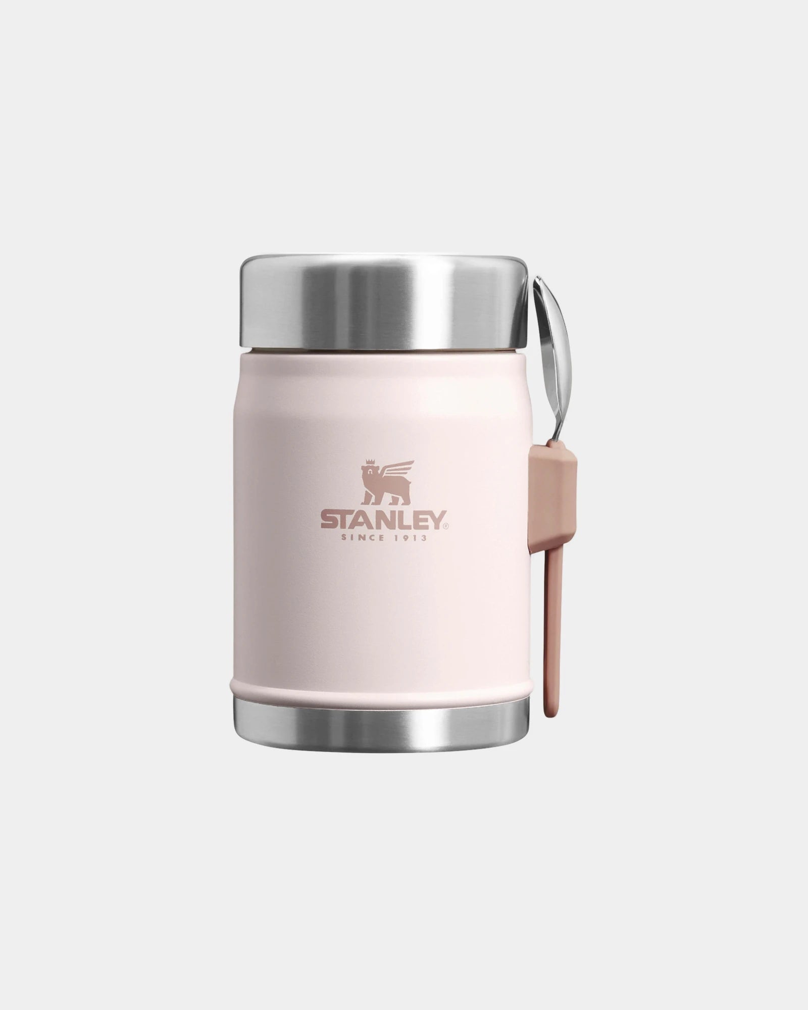 Bocal alimentaire acier inox recyclé 400ml à personnaliser - Rose Clair