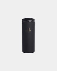 Gobelet isotherme acier recyclé Transit 350 ml à personnaliser - Noir