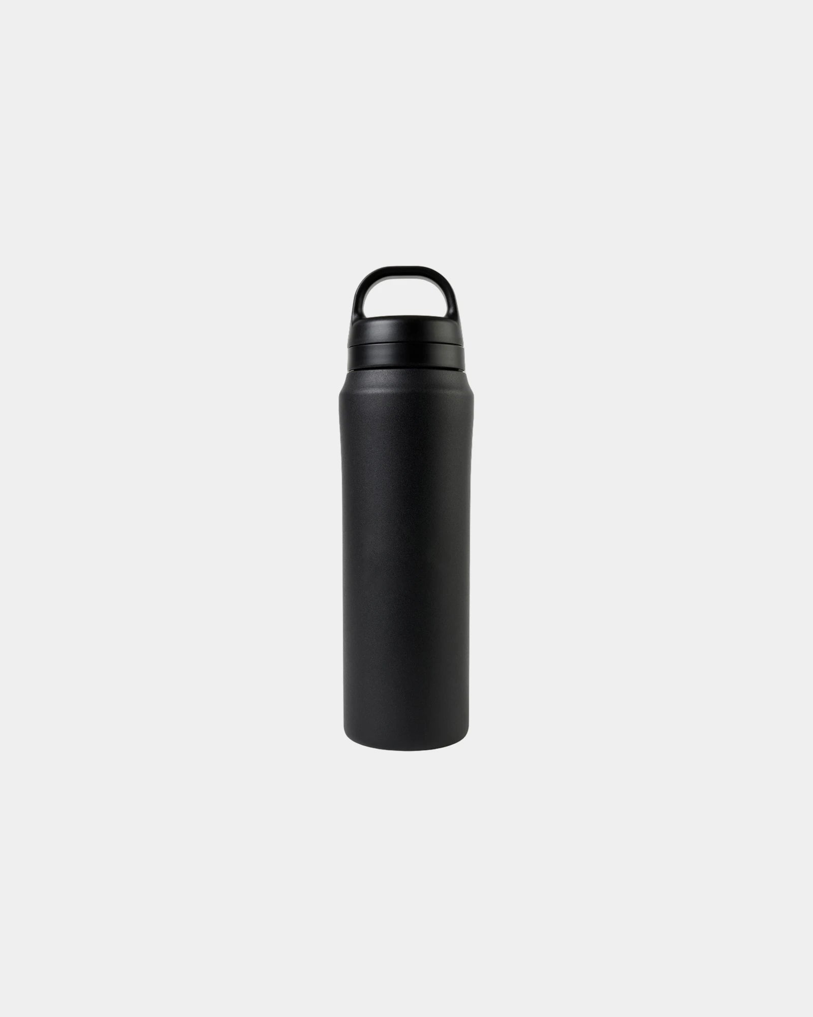 Bouteille acier inoxydable recyclé 470ml Aviana à personnaliser - Noir