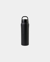 Bouteille acier inoxydable recyclé 470ml Aviana à personnaliser - Noir