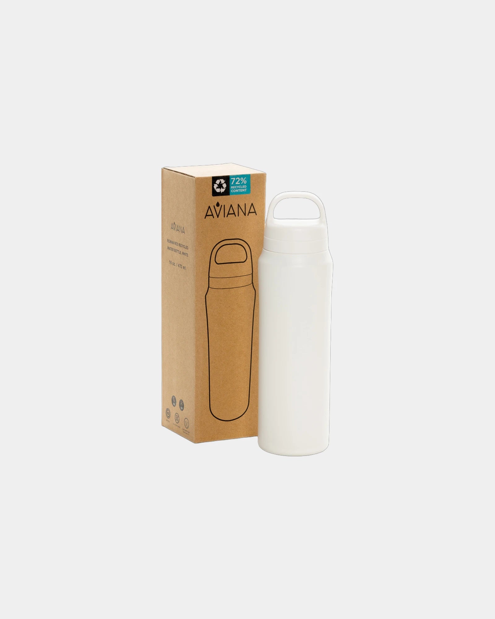 Bouteille acier inoxydable recyclé 470ml Aviana à personnaliser - 7