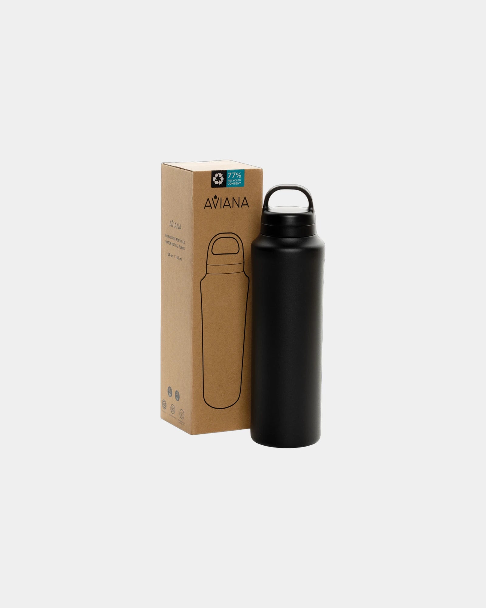 Bouteille 740ml acier recyclé à personnaliser - 4