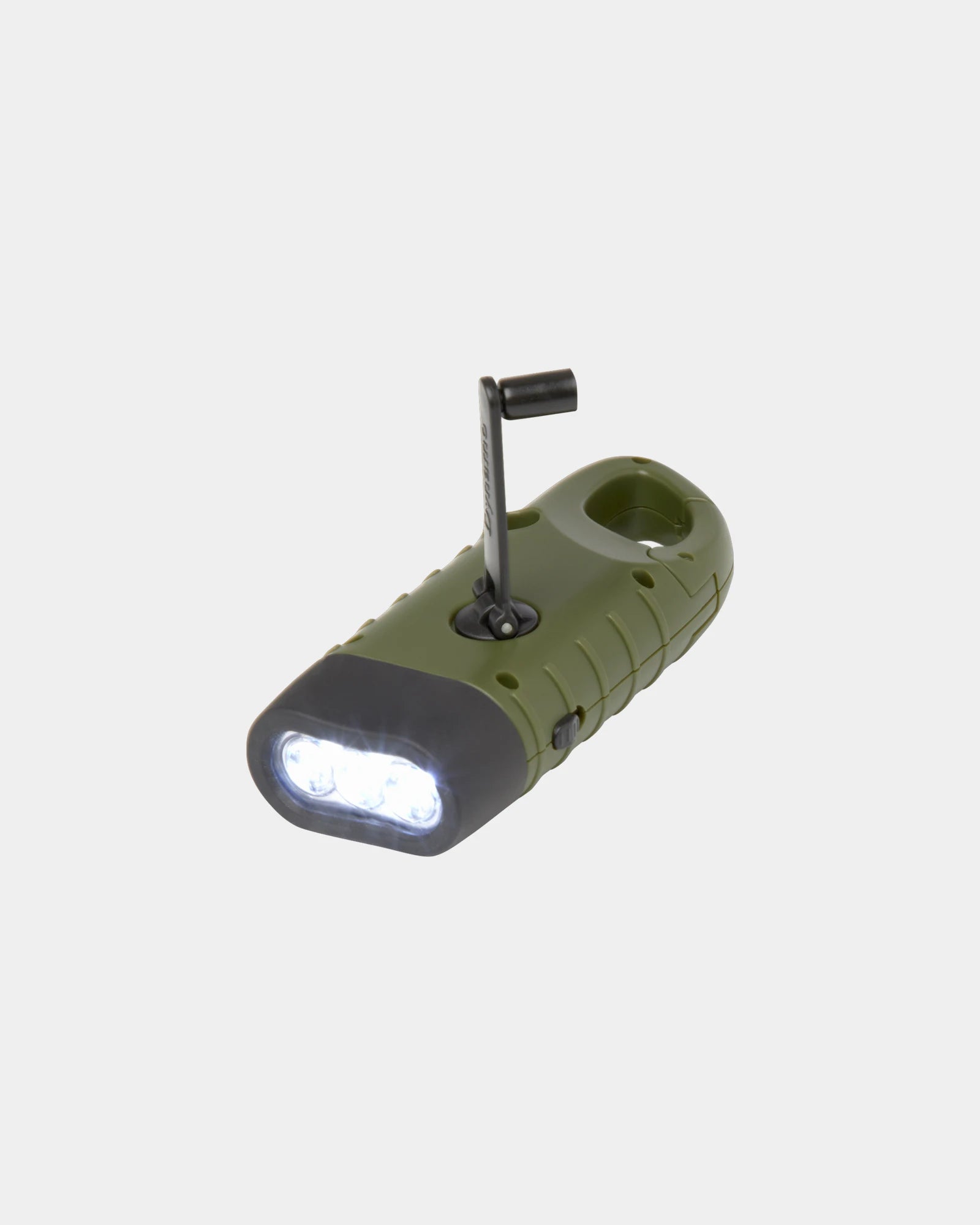 Lampe de poche dynamo solaire en plastique recyclé à personnaliser - 3