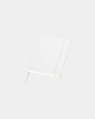 Carnet à couverture rigide papier certifié FSC - Blanc