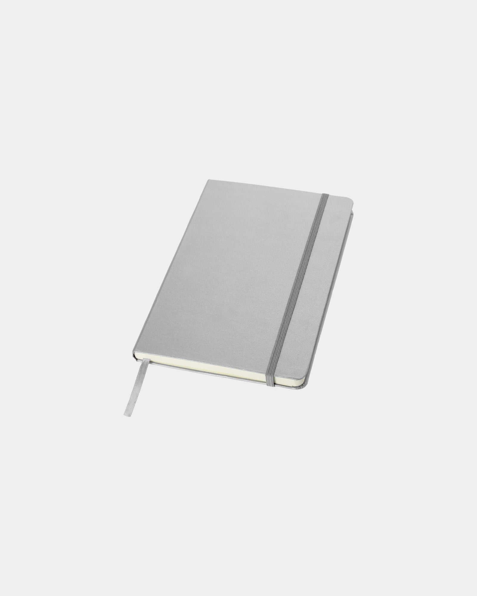 Carnet à couverture rigide papier certifié FSC - Argent