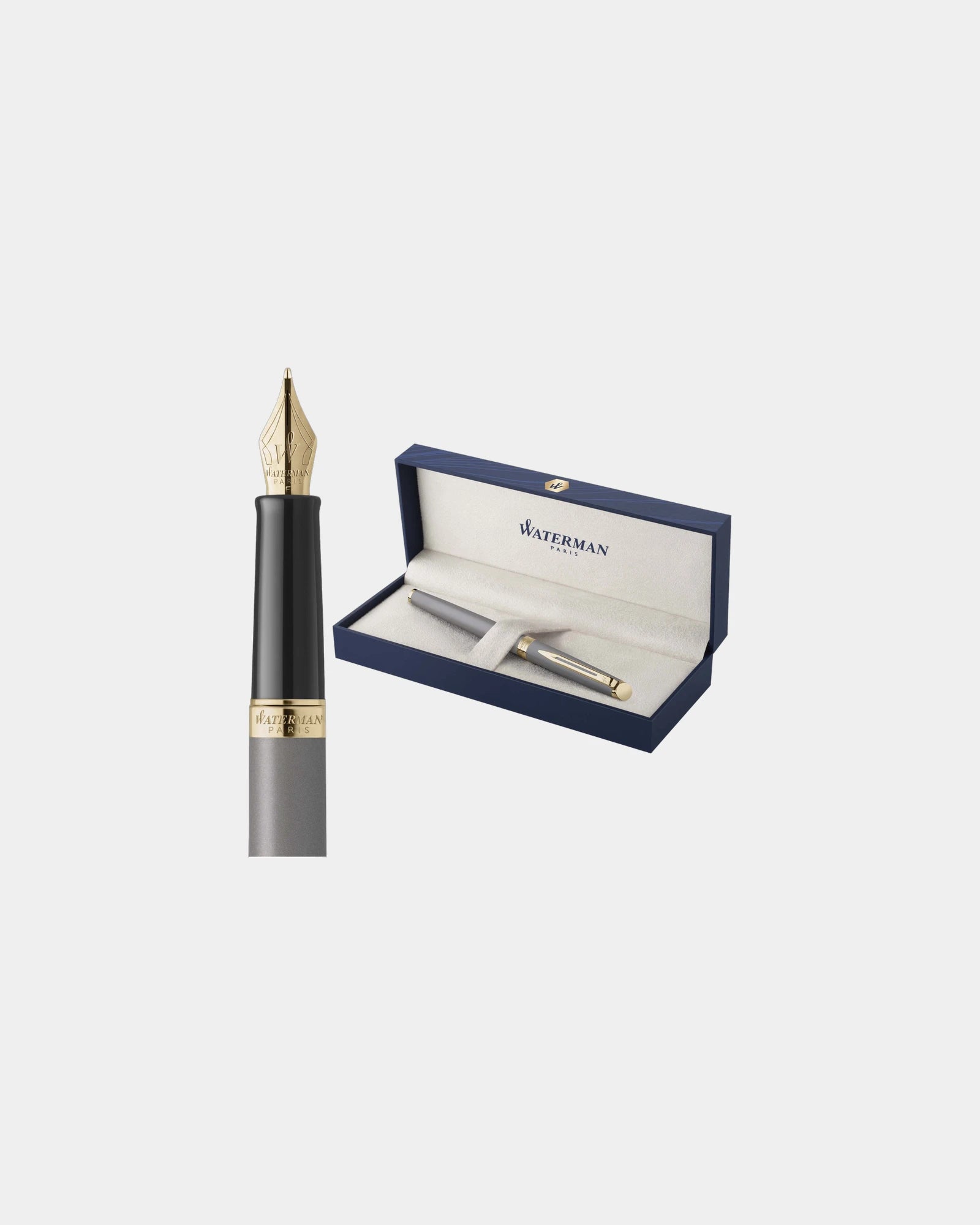 Stylo plume acier inoxydable Waterman Hemisphere H à personnaliser - 7