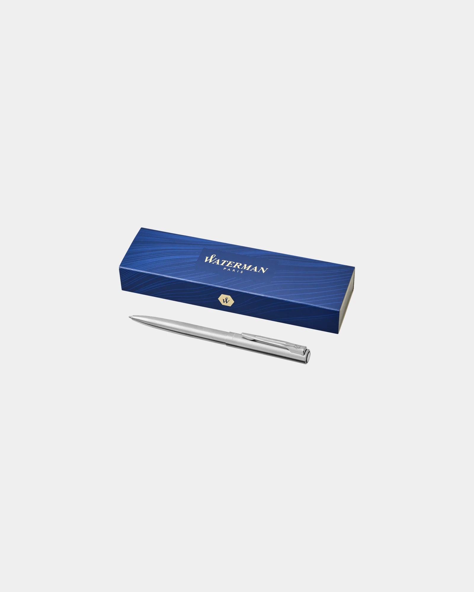 Stylo bille métal Waterman Graduate à personnaliser - Chrome
