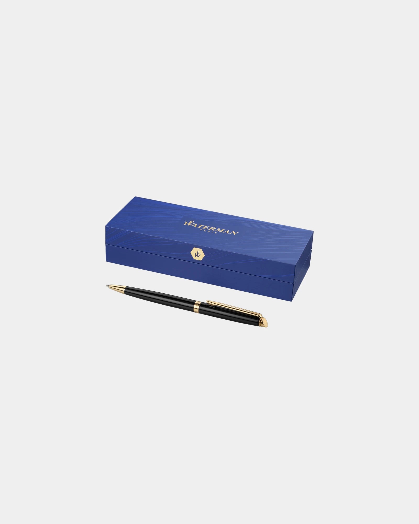 Stylo à bille laiton Waterman Hémisphère à personnaliser - Noir