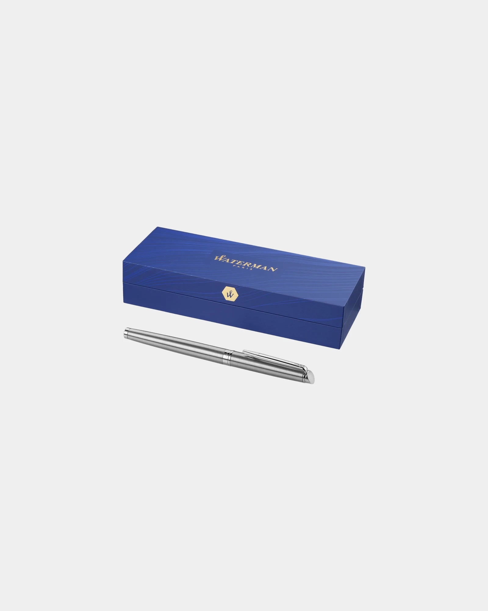 Stylo roller acier inoxydable Waterman Hémisphère à personnaliser - Argent