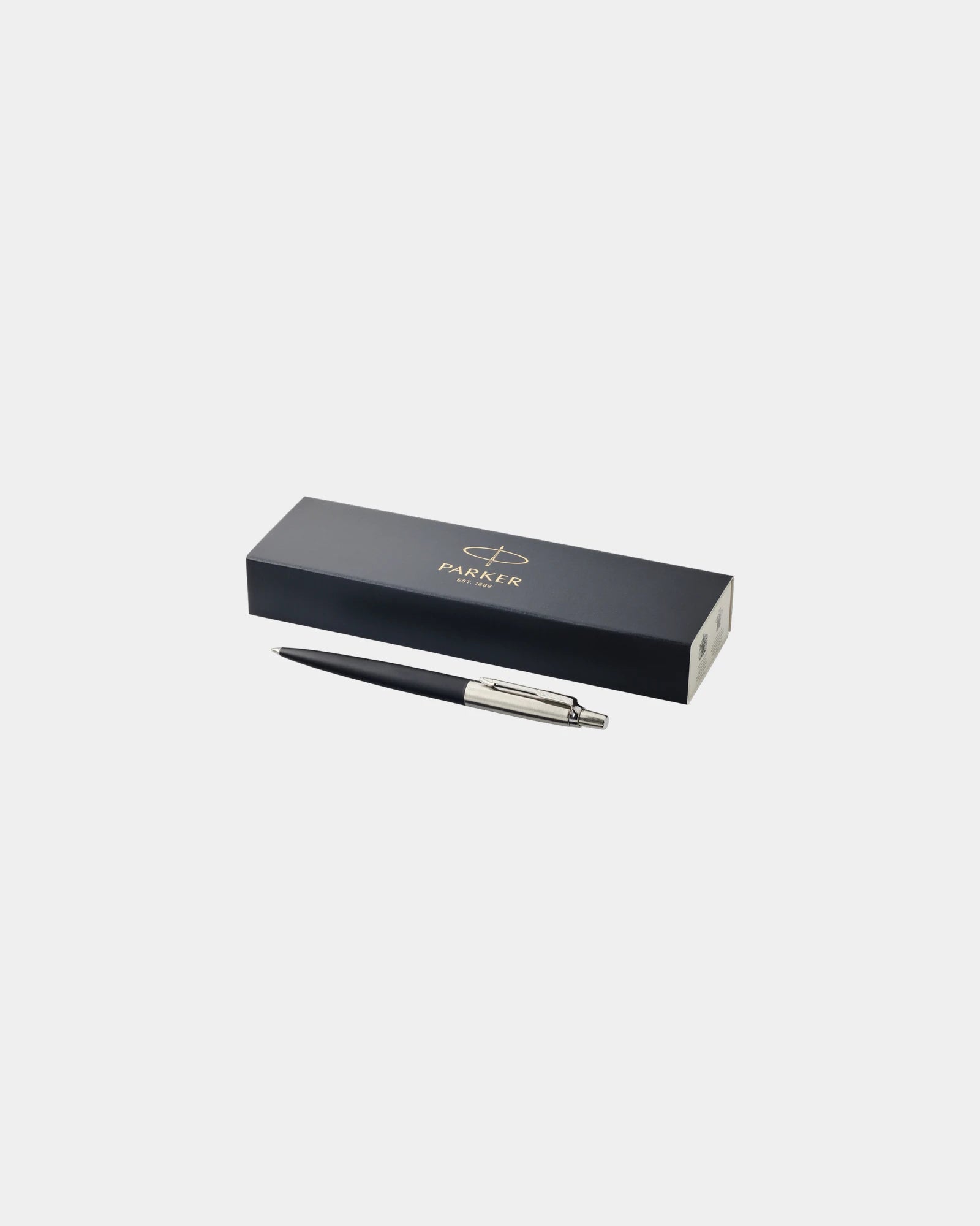 Stylo bille inox Parker Jotter Bond Street à personnaliser - Noir