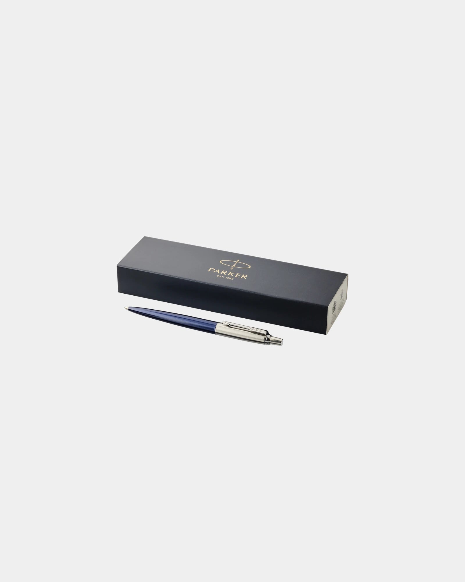 Stylo bille inox Parker Jotter Bond Street à personnaliser - Marine