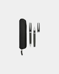 Parure de stylos métal éco LUXE Carbon à personnaliser - 2