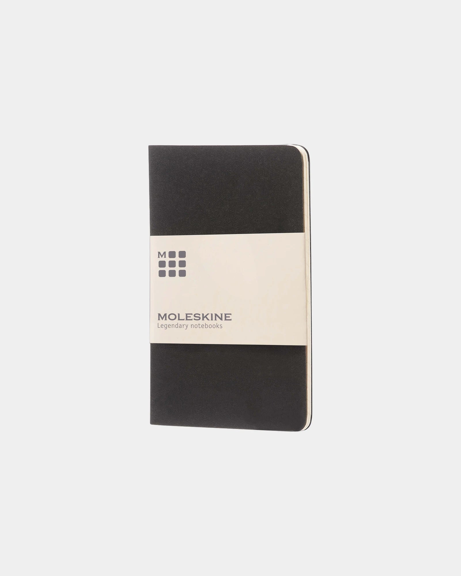 Carnet à couverture souple Moleskine ligné à personnaliser - Noir