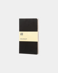 Carnet à couverture souple Moleskine L à personnaliser - Noir