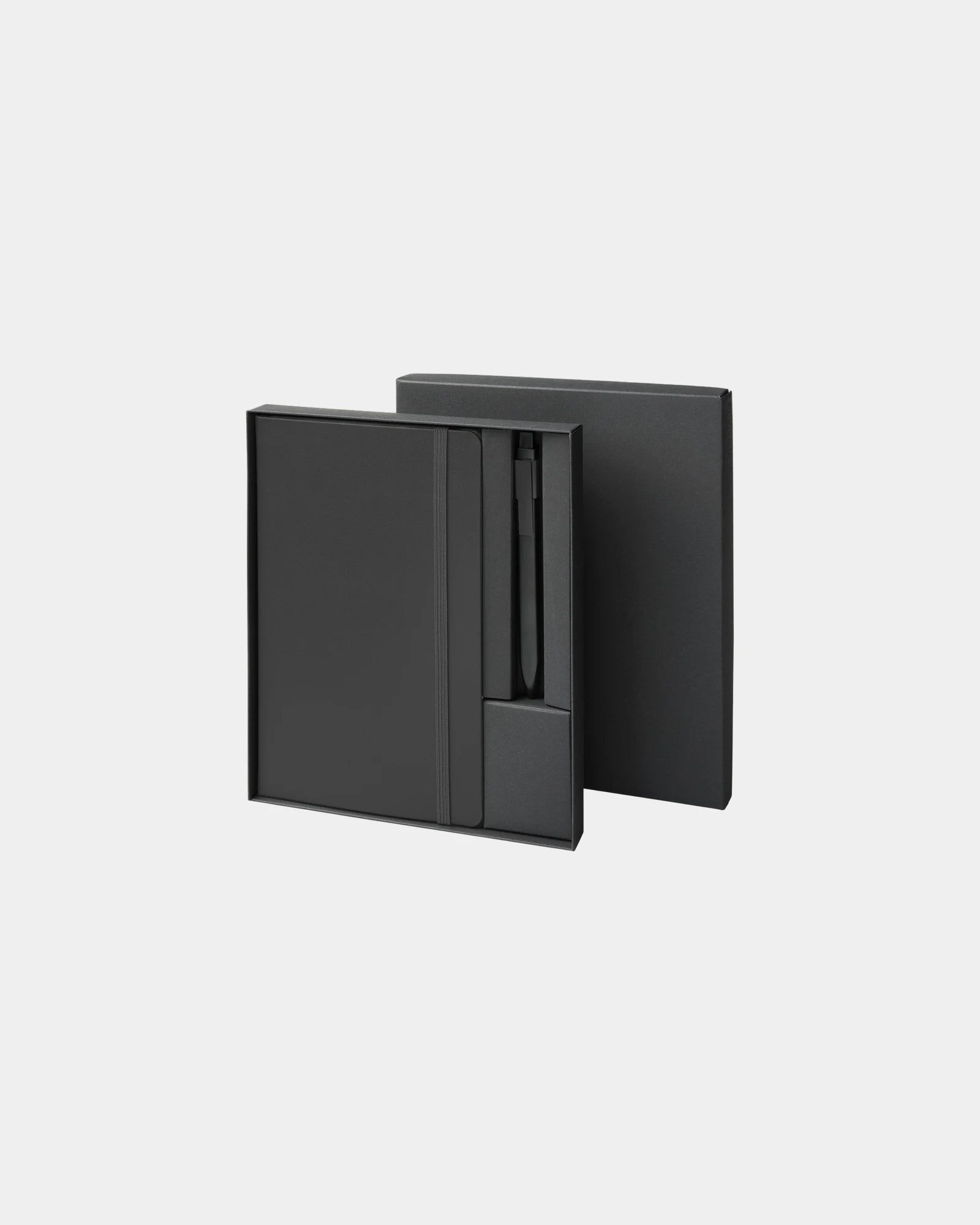Coffret cadeau Moleskine avec cahier A5 et stylo à personnaliser - Noir