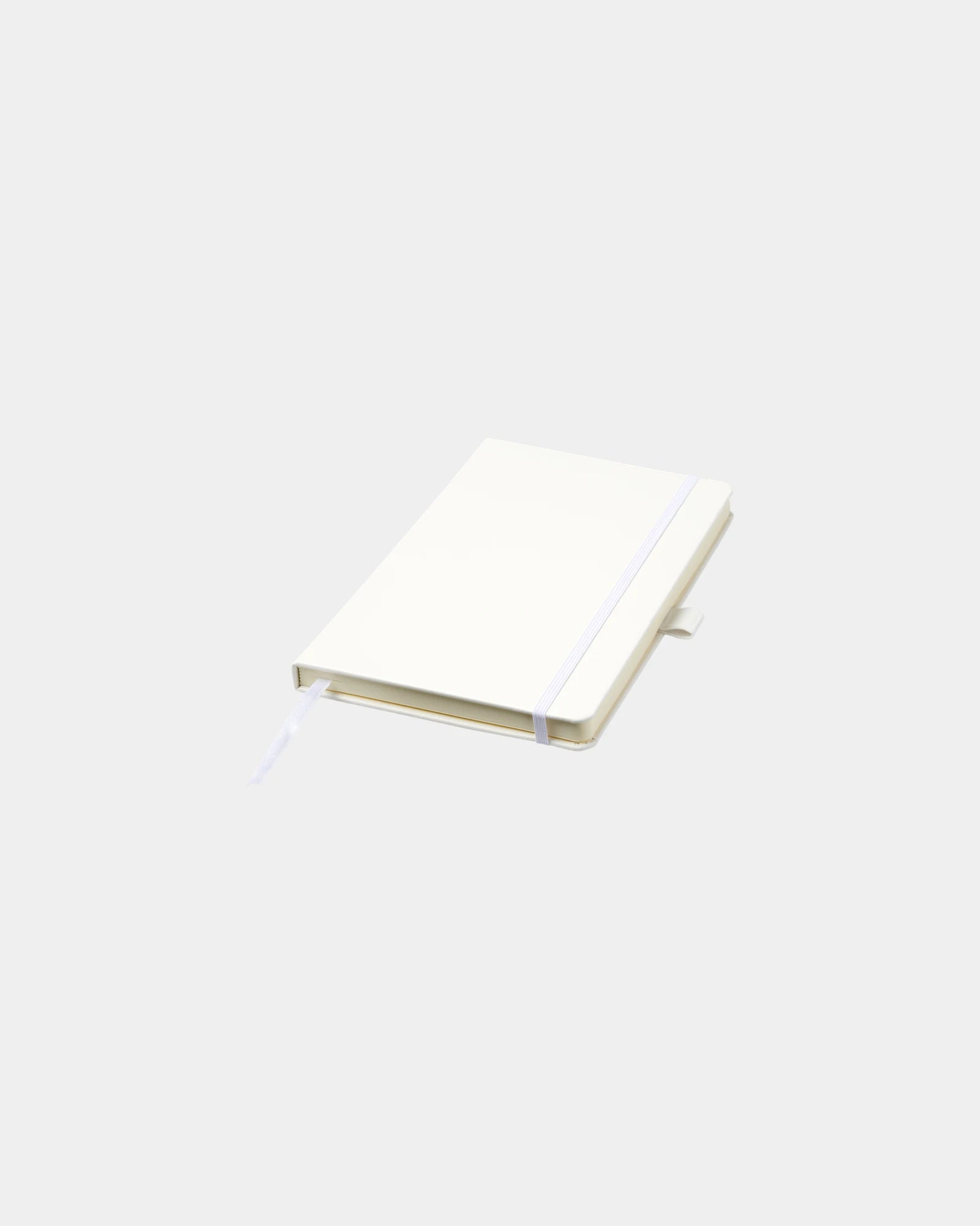 Carnet A5 en cuir PU à personnaliser - Blanc