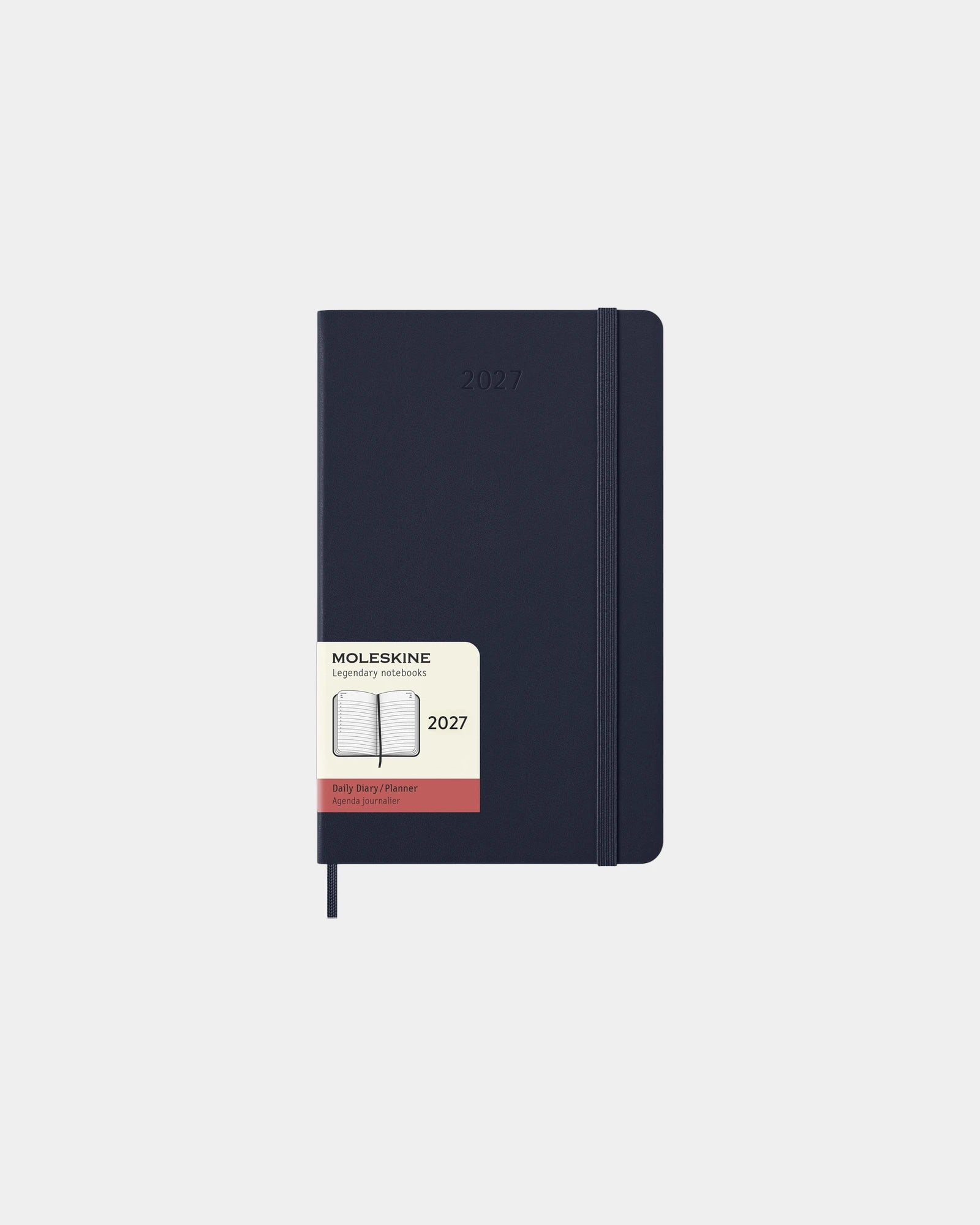 Agenda Moleskine quotidien 12 mois à personnaliser - Bleu Saphir