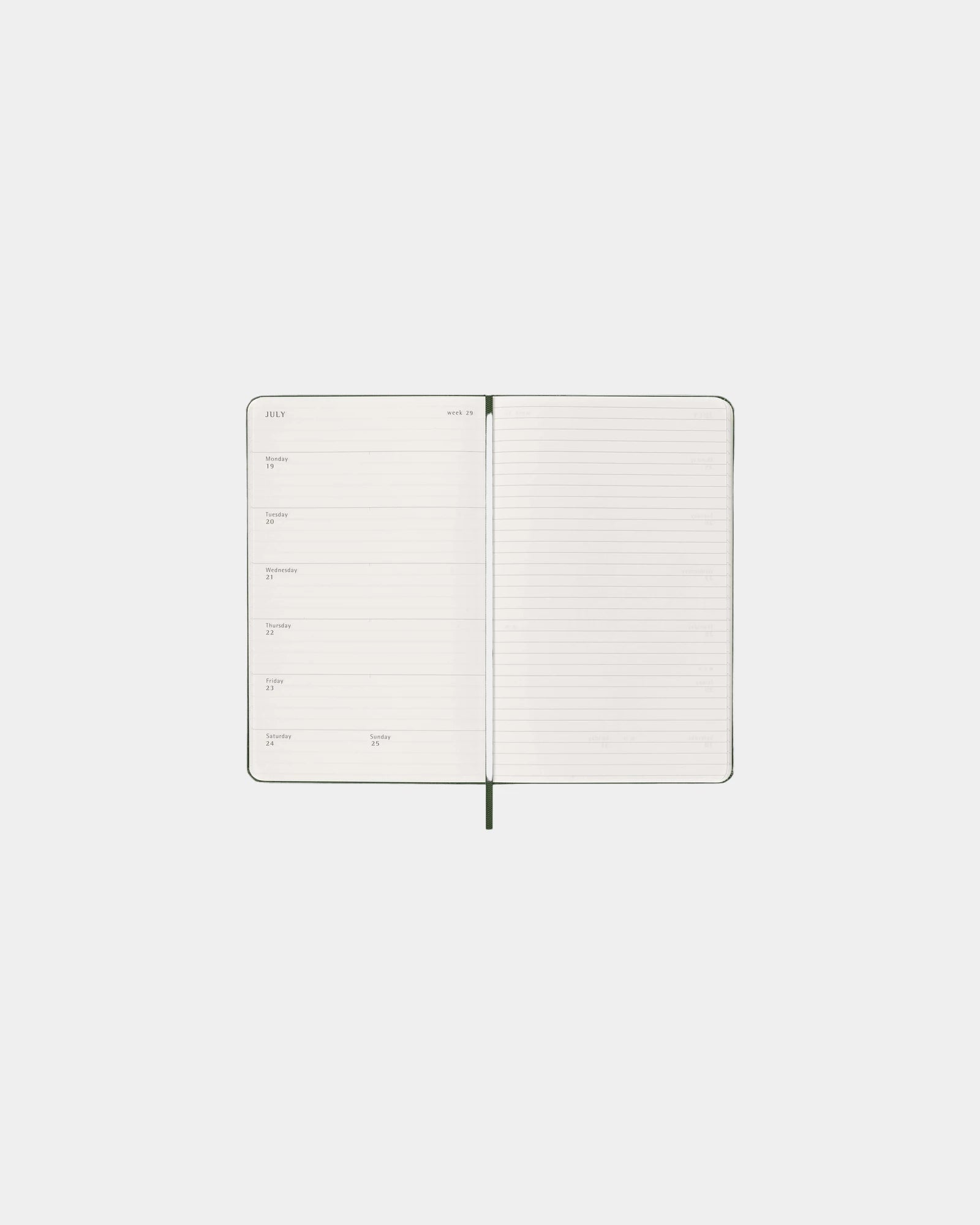Agenda hebdomadaire Moleskine à personnaliser - 11