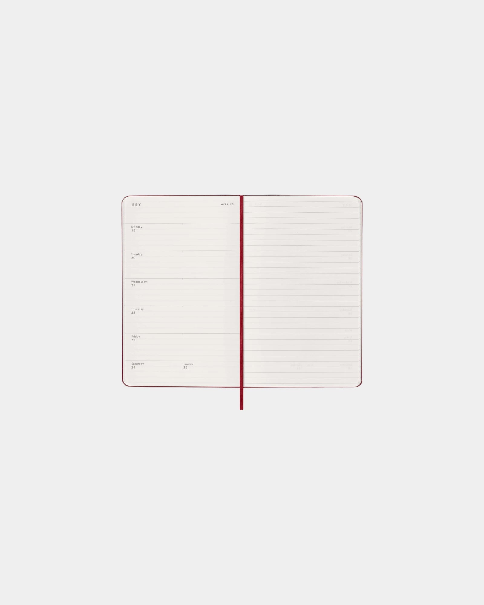Agenda hebdomadaire Moleskine à personnaliser - 3