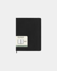 Agenda XL 12 mois Moleskine à personnaliser - Noir